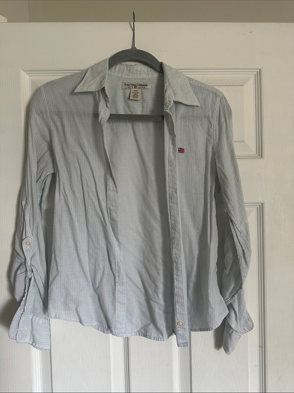 Polo by Ralph Lauren Light Blue Striped Button-Down Shirt